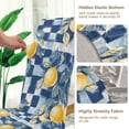 thumbnail image 5 of Yayeee 2 Pack Dining Chair Covers Stretch Parson Chairs Slipcovers Seat Protector, Retro Plaid Lemon, 5 of 6