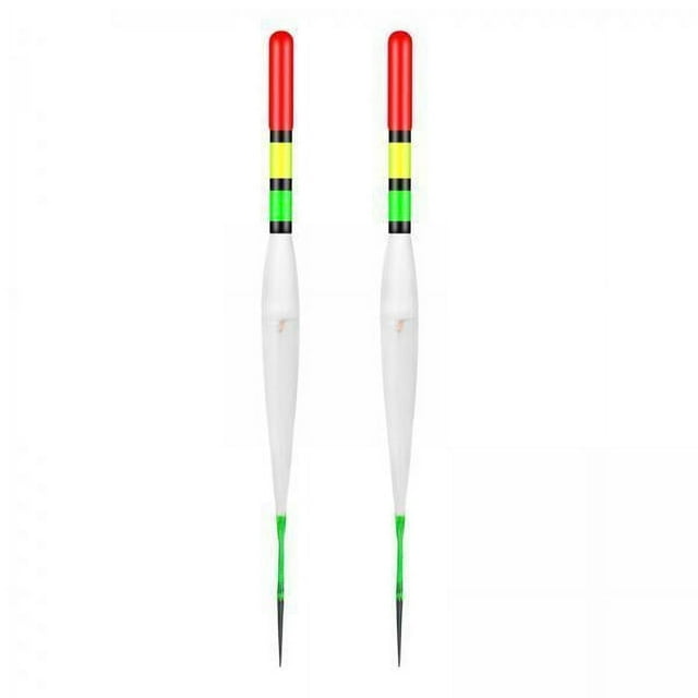 flotador de pesca,Alarma de mordedura de flotadores de pesca eléctricos inteligentes,Recordatorio automático de flotador de peces luminoso Bobber,Señuelo que cambia de color con 2 piezas