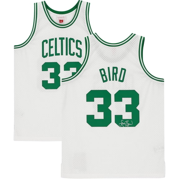 Larry Bird Boston Celtics Autographed White Mitchell & Ness Swingman Jersey - Fanatics Authentic Certified