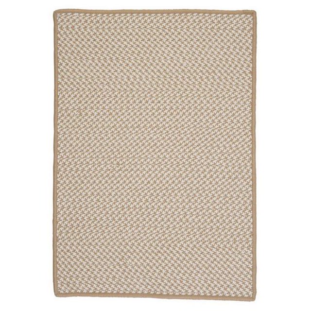 Tweed Pied-de-Poule Extérieur - Sable Cubain 4"x6"