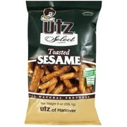 Utz Select All Natural Pretzels Toasted Sesame, 9.0 OZ