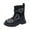 Black, variant on Children's Boots, Single Boots, Knitted Breathable Elastic Socks, Boots, Short Boots