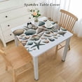 thumbnail image 2 of BANET Tablecloth Seashells Table Cloth Stain Resistant Table Cover for Kitchen Dining Parties Weddings, 2 of 7