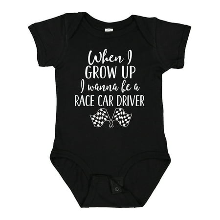 

Inktastic Future Race Car Driver Childs Gift Baby Boy Bodysuit