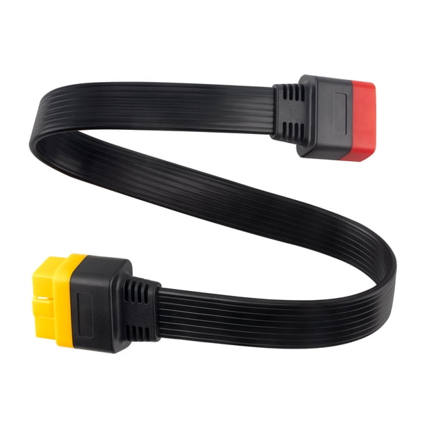 Cable de extensión OBD2 para detector de automóvil, cable de extensión X431 para computadora de automóvil, adaptador de enchufe macho a hembra