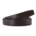 thumbnail image 2 of Ratchet Leather Belt without Buckle for Men Replacement Belt 30 mm Width Strap, 2 of 5