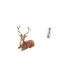 thumbnail image 5 of CoudarTitie Reindeer Lovers Sculpture Elk Figurine Tabletop Ornament Deer Statue Art Collection Anniversary Gift for Living Room Office Bedroom Farmhouse Decor Versatile, 5 of 8