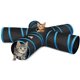 thumbnail image 1 of Túnel para Gatos Pawaboo 5 Caminos Extensible Azul, 1 of 7