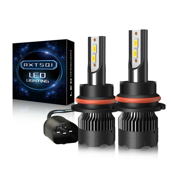 For Ford Mustang 1999-2004 LED Headlight High/Low Beam Bulbs Combo Clear White,m8