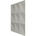 thumbnail image 4 of Ekena Millwork 19 5/8"W x 19 5/8"H Benson EnduraWall Decorative 3D Wall Panel, UltraCover Satin Blossom White (Covers 2.67 Sq. Ft.), 4 of 6