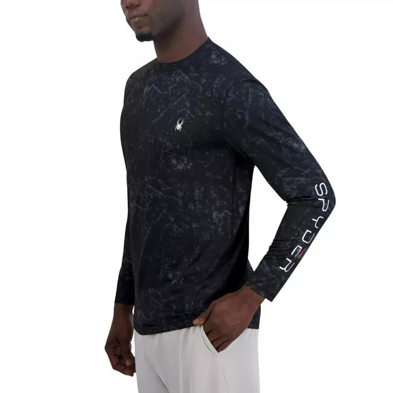 Spyder Men s Rash Guard, Breathable Fabric, Quick Dry, 50+