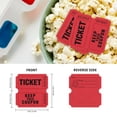 thumbnail image 4 of Milisten 1 Rouleau de Tirage Rouleau de Billets Parc d'Attractions Billets Universels Rouleau de Billets Étiquette de Billets Rouleau, 4 of 6