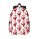 thumbnail image 1 of Disketp Red Bloody Scary Hands Mochila Escolar de 15 Pulgadas, Mochila Ligera para Estudiantes, Viajes y Trabajo, Cómoda y Resistente para el Uso Diario, 1 of 6