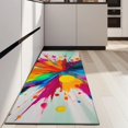 thumbnail image 4 of Colorful Radial Paint Burst Kitchen Rug Mat,Kitchen Runner Rugs Non Skid Washable,Decorative Kitchen Floor Mats for Kitchen,Sink,Laundry,17"X47", 4 of 5