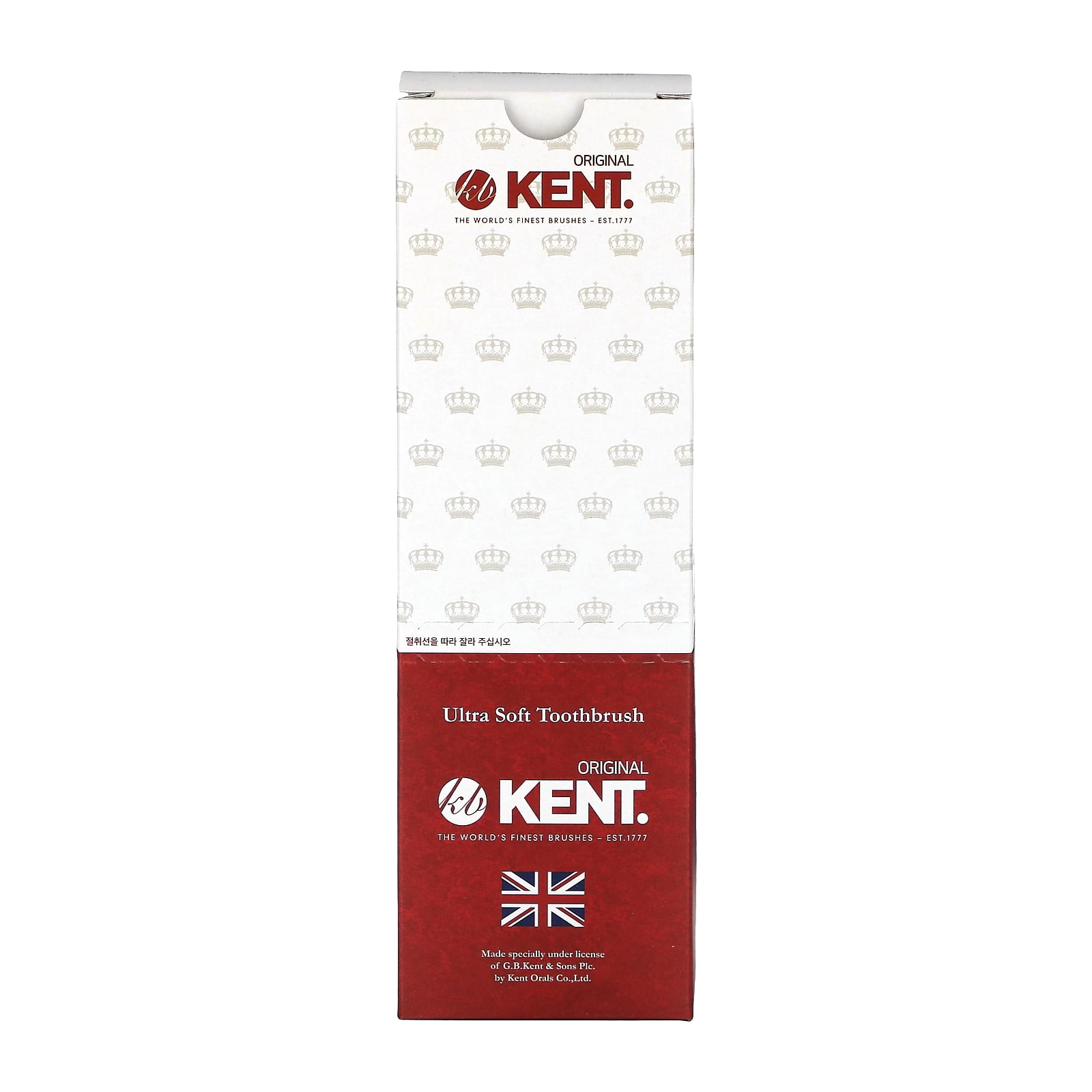 [KENT] CLASSIC Medium Head Extra Soft Toothbrush, Sensitive Teeth & Gums for Adults & Teens - (Set of 6)