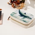 thumbnail image 7 of Whale Velvet Portable Jewelry Box with Removable Compartment - Ideal Bracelet Holder and Necklace Organizer - Gift, 7 of 7