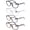 Mixcolor, variant on 4 PACKS Reading Glasses 6.0 Women Blue Light Blocking Filter UV Computer Readers 1.0 1.25 1.5 1.75 2.0 2.25 2.5 2.75 3.0 3.5 4.0 (1.25 Mix) WEMOOTANTS