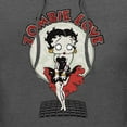thumbnail image 2 of Men's Betty Boop Valentine's Day Zombie Love Dress Pull Over Hoodie Charcoal Heather Large, 2 of 4
