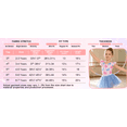 thumbnail image 3 of Lanbubble Girls Ballet Leotards Ruffle Sleeve Toddler Ballerina Dance Dress with Shiny Tutu Skirt 3-7 Years, 3 of 7