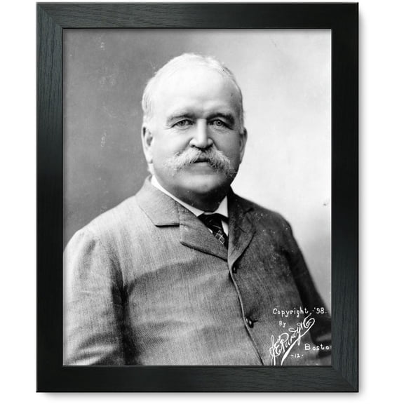 Framed Print: John D. Long, Head-And-Shoulders Portrait, Facing Front, 1898