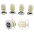 Set Of 4 Single Shower Door Rollers Runners Wheels Pulleys Glass Door