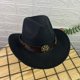 thumbnail image 2 of Sombrero fedora unisex de moda: material de lana, circunferencia de 56-58 cm, adecuado para uso diario/casual, accesorio perfecto para el invierno., 2 of 4