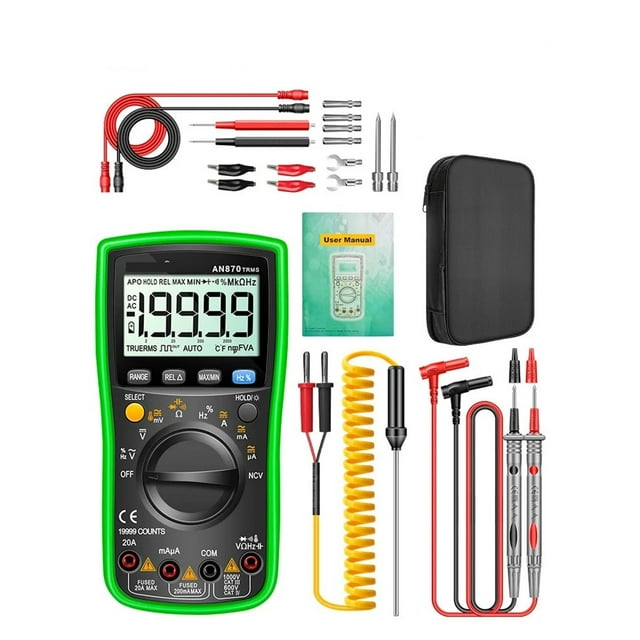 Rms Multimeters AC/DC Current Meter Voltimetro Digital Multimeter 19999 Counts True Profesional Voltage Tester ,Widely Used