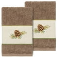 thumbnail image 2 of Linum Home Textiles 2-Pieces Nature Turkish Cotton Hand Towel Set, 16" x 30", Brown, 2 of 3