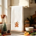 thumbnail image 7 of Clearance! Christmas Gingerbread Man Kitchen Towel, Absorbent Decorative Hand Dish Towel 24x16in, Holiday Xmas Tea Towel for Cooking Baking, Home Kitchen Decor & Christmas Gift, 7 of 7