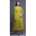 thumbnail image 2 of Bimba Robe Longue Décontractée à Taille Smockée Imprimée Florale pour Femmes - Très Grande Taille, 2 of 5