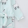 thumbnail image 6 of TOWED22 Boys Girls Robe Kids Flannel Hooded Bathrobe Sleepwear Pajamas Toddler Soft Plush Robes Baby Gifts(Light Blue,10-12 Y), 6 of 6
