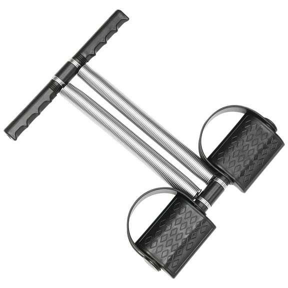 MLINS  Foot Pedal Tensioner Exercise Puller Leg Exerciser Men and Women Fitness Black