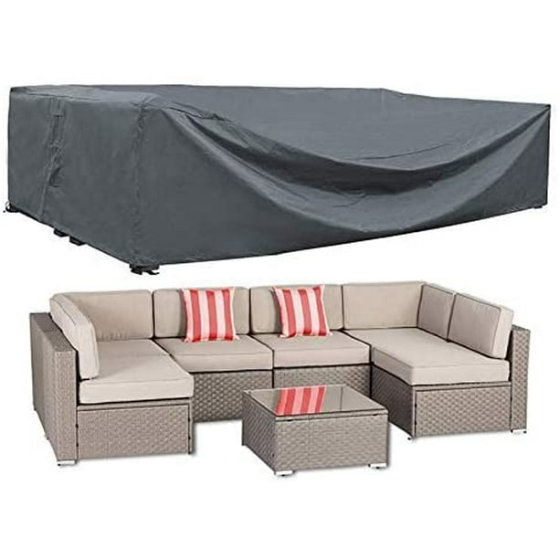 Akefit Patio Furniture Cover Outdoor, Outdoor Sectional Cover Waterproof