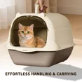 thumbnail image 6 of Lightweight Portable Cat Litter Box, Large Capacity Foldable Travel Litter Box for Travel, Foster & Outdoor Use, 6 of 7