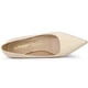 thumbnail image 4 of Zapatos de tacón bajo Allegra K con estampado de hojas puntera en punta para mujer Beige 36, 4 of 6