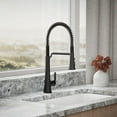 thumbnail image 2 of Kohler 23765-BL Tone Semi Professional Kitchen Sink Faucet Matte Black, 2 of 9