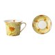 thumbnail image 1 of Juego de tazas de café de tulipán de alto color, exquisito juego de té negro de cerámica for el hogar, juego de té de la tarde, 1 of 6