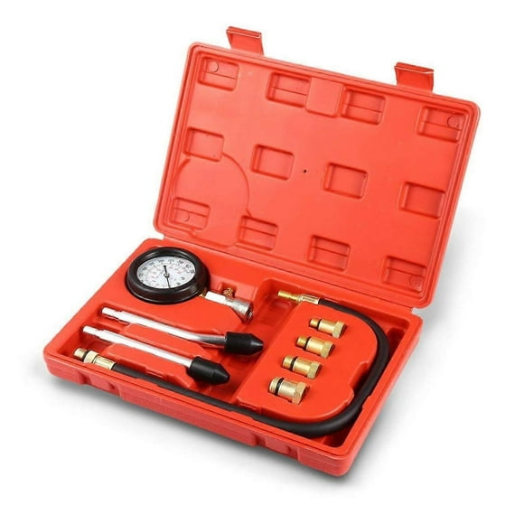 Pcs Engine Cylinder Pressure Gauge Diagnostic Tool - Professional Gasoline Diesel Pump Compression Tester Kit