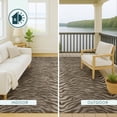 thumbnail image 4 of Addison Rugs Chantille Indoor/Outdoor Transitional Animal Print Chocolate Machine Washable Rectangle Rug, 5' x 7'6", 4 of 8