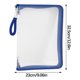 thumbnail image 3 of Yhmxh Organizadores y almacenamiento Bolsa de almacenamiento transparente para estudiantes, tamaño A4, para libros, archivos, clasificación, tareas, bolsa de almacenamiento de papel transparente., 3 of 3