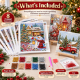 thumbnail image 3 of Christmas Pearl Art Kit for Adults, DIY Pearl Diamond Art Painting Set for Beginners and Holiday Decor, 3 of 7