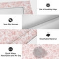 thumbnail image 6 of Pink Botanical Outdoor Rug for Patio/Deck/Porch, Non-Slip Large Area Rug 4 x 6 Ft, Watercolor Rustic Tree Abstract Indoor Outdoor Rugs Washable Area Rugs, Reversible Camping Rug Carpet Runner, 6 of 8