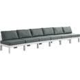 thumbnail image 2 of Meridian Furniture Nizuc Grey Outdoor Patio Modular Sofa, 2 of 9