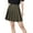 1-Khaki, variant on Womens High Waisted Pleated Tennis Skirt School A-Line Skater Skirts with Lining Shorts Black M