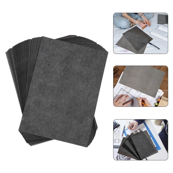 Raindrops  100 Sheets Portable Transfer Paper Carbon for Tracing Graphite Artists Black
