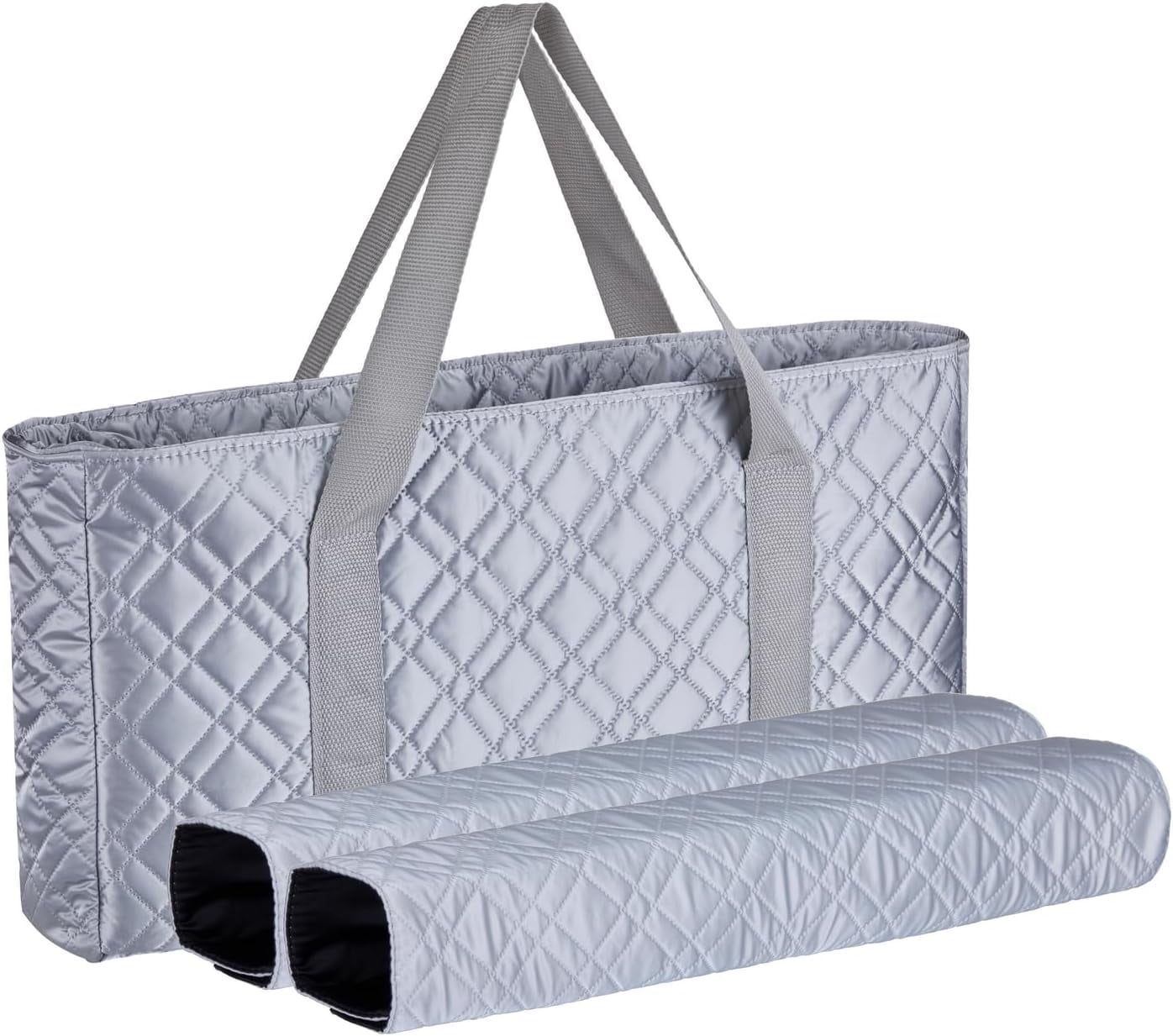 C&H Solutions American Mahjong Set,Mahjong Tiles Set,Silver PU Carrying Bag,166 Premium Tiles,4 All-in-One Rack/Pushers,Western Mahjong with English Manual(Ma Jong,Mah-Jongg, Majiang) Mah Jong.