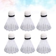 thumbnail image 1 of YSNOOWE 12Pcs Plastic Shuttlecocks for Badminton Outdoor Indoor Use White Durable Design, 1 of 7