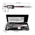 thumbnail image 4 of Digital Caliper, Stainless Steel Caliper Measuring Tool Inch Millimeter 0 To 150mm  For Craft, 4 of 8