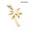 Coconut Tree, variant on 10pcs Golden Stainless Steel Pendants Charms Multi-Shape for Necklace Keychain-Hamsa Hand