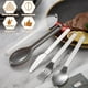 thumbnail image 4 of Cateissary Sistema portátil del utensilio del acero inoxidable 3pcs para el viaje que acampa y que camina el sistema del utensilio del acero, 4 of 6